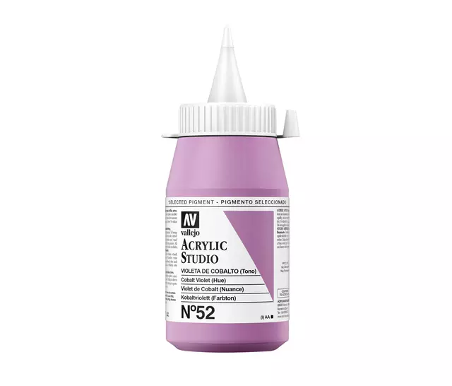 Een Acrylverf Acrylicos Vallejo 500 ml Cobalt Violet koop je bij Topkantoor Repro Creatief