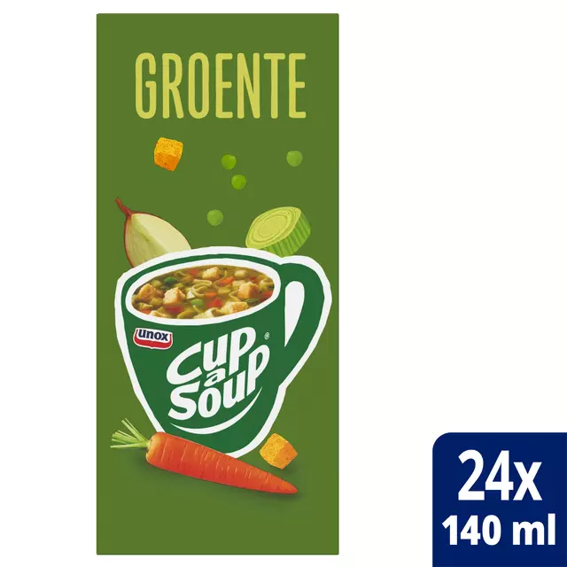 Een Cup-a-Soup Unox groente 140ml koop je bij De Joma BV