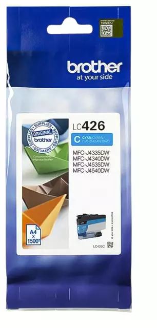 Een Inktcartridge Brother LC-426C blauw koop je bij Kantoorboekhandel Van Atten