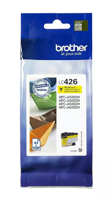 Een Inktcartridge Brother LC-426Y geel koop je bij De Joma BV