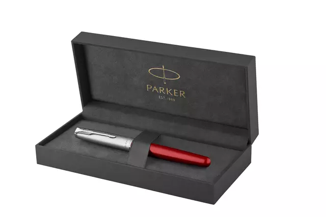 Een Vulpen Parker Sonnet Sand Blasted mtl Red Lacq M koop je bij All Office Kuipers BV