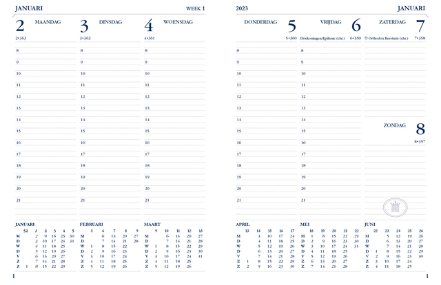 Een Agenda 2025 Ryam Weekplan limited edition 7dagen/2pagina's assorti koop je bij Quality Office Supplies