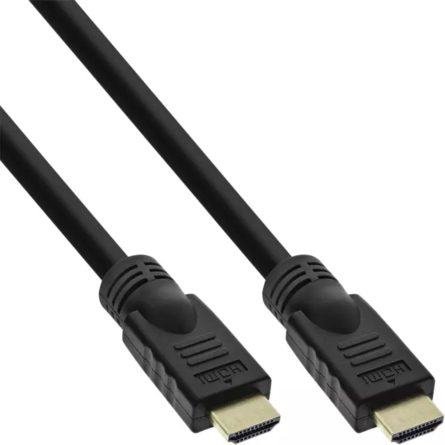 Een KABEL INLINE HDMI ETHERNET 4K M/M 2 M ZWART koop je bij All Office Kuipers BV