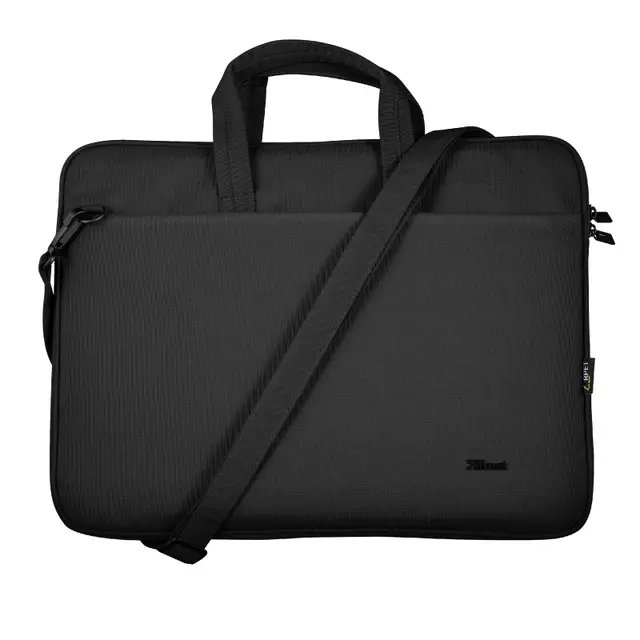 Een Laptoptas Trust Bologna Eco 16 inch zwart koop je bij De Rijk Kantoorshop