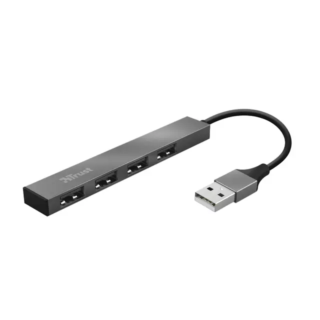 Een Hub Trust Mini USB Halyx 4 ports koop je bij QuickOffice BV