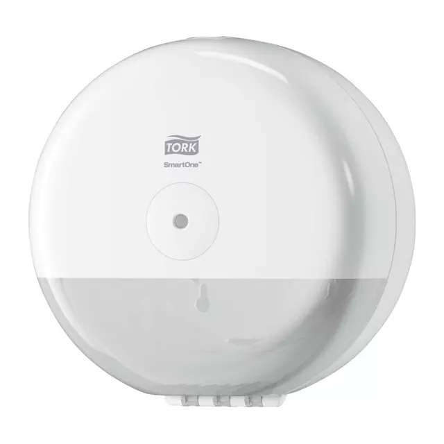 Een Toiletpapierdispenser Tork SmartOne® Mini T9 Elevation wit 681000 koop je bij De Joma BV