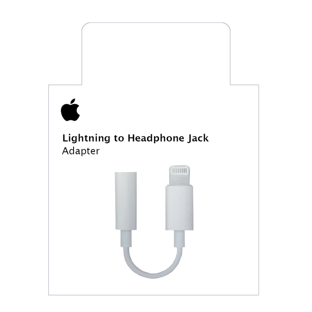 Een Adapter Lightning naar 3.5 mm jack koop je bij iPlusoffice