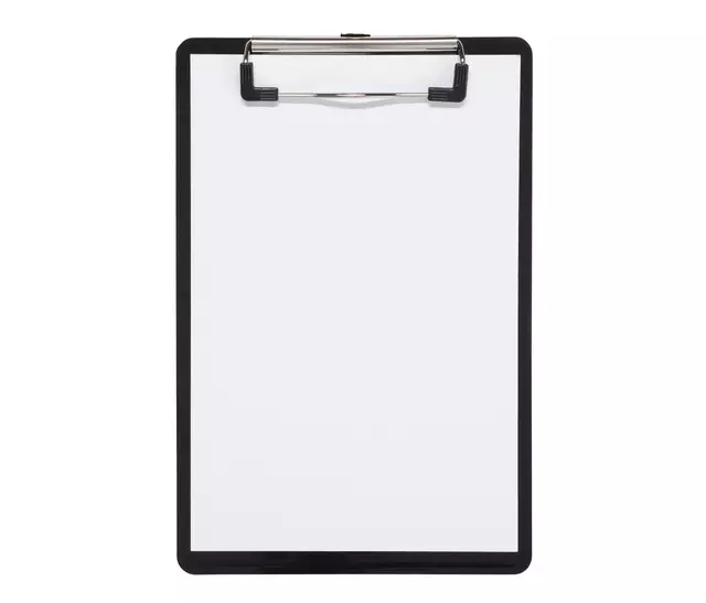 Een Klembord MAUL A5 staand hard kunststof PVC zwart koop je bij Clippz! Office Supplies