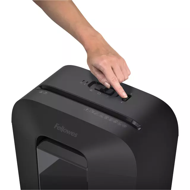 Een Papiervernietiger Fellowes Powershred LX70 snippers 4x40mm zwart koop je bij Deska Alles voor Kantoor