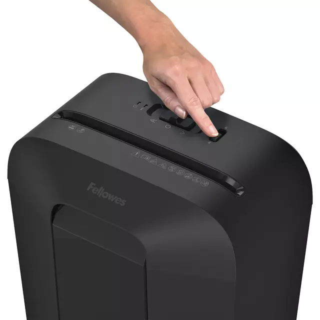 Een Papiervernietiger Fellowes Powershred LX41 snippers 4x12mm zwart koop je bij De Rijk Kantoorshop