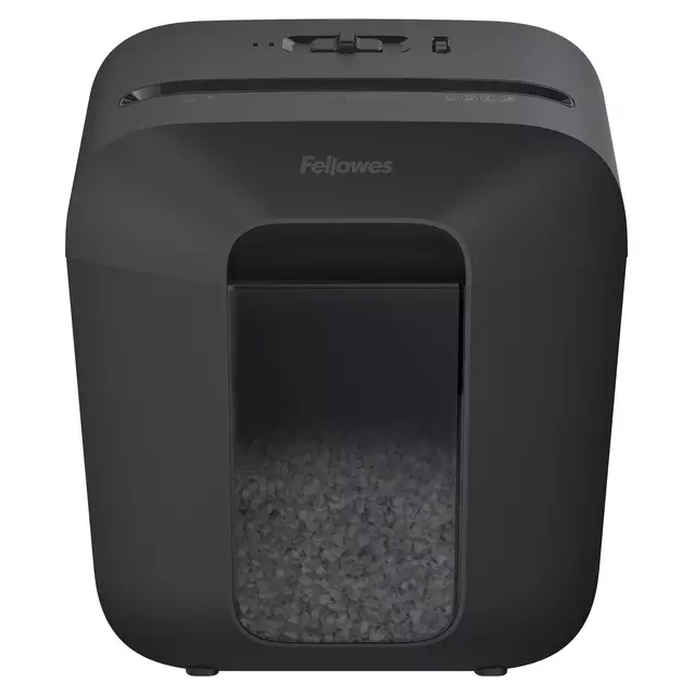 Een Papiervernietiger Fellowes Powershred LX25M snippers 4x12mm zwart koop je bij D. Sonneveld B.V.