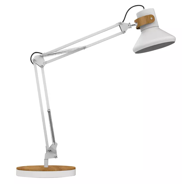Een Bureaulamp Unilux Baya LED bamboe wit koop je bij All Office Kuipers BV