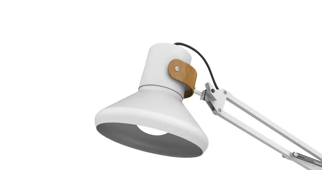 Een Bureaulamp Unilux Baya LED bamboe wit koop je bij All Office Kuipers BV