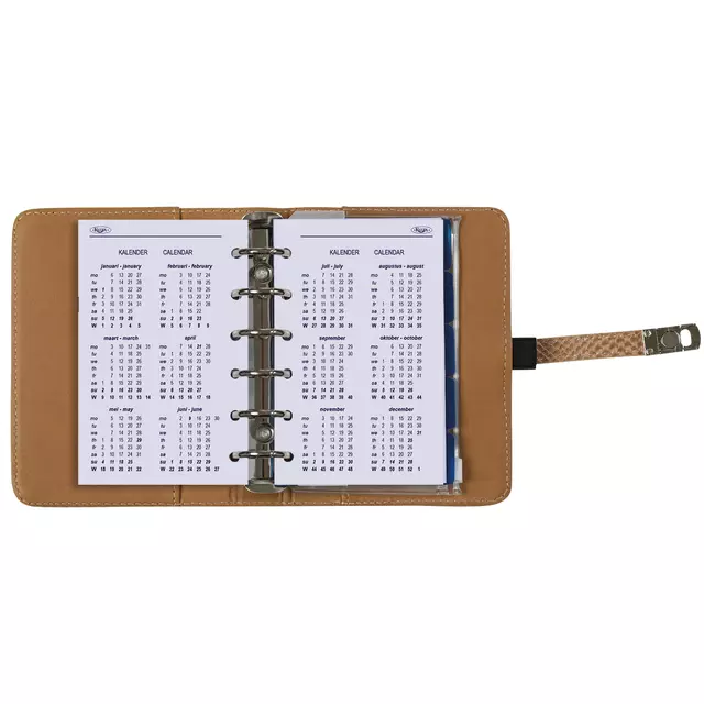 Een Organizer Kalpa Pocket + ag24-25 slangprint bruin koop je bij Egner kantoorspecialisten