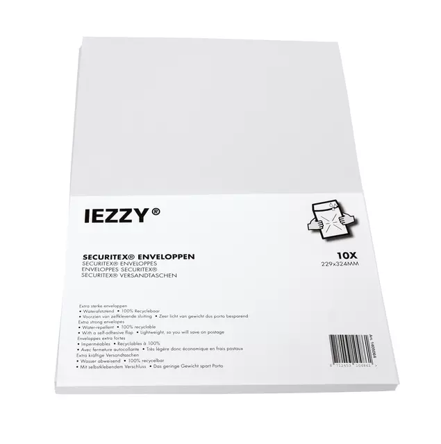 Een Securitex envelop IEZZY C4 229x324mm koop je bij All Office Kuipers BV