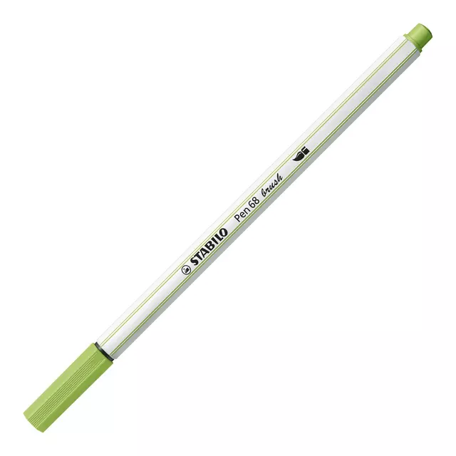 Een Brushstift STABILO Pen 68/34 pistache koop je bij All Office Kuipers BV