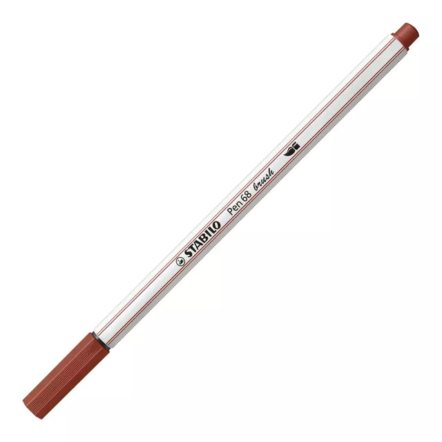 Een Brushstift STABILO Pen 568/75 sienna koop je bij De Joma BV