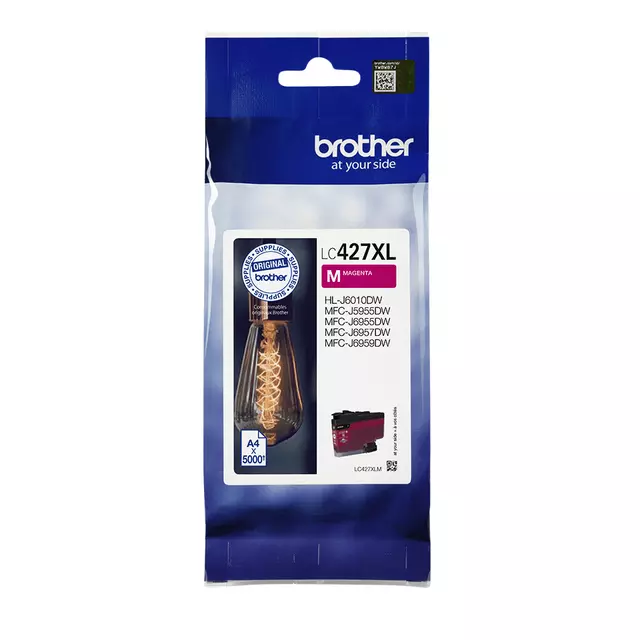 Een Inktcartridge Brother LC-427XLM rood koop je bij Sysdicom BV