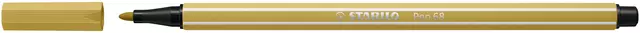 Een Viltstift STABILO Pen 68/66 medium khaki koop je bij De Joma BV