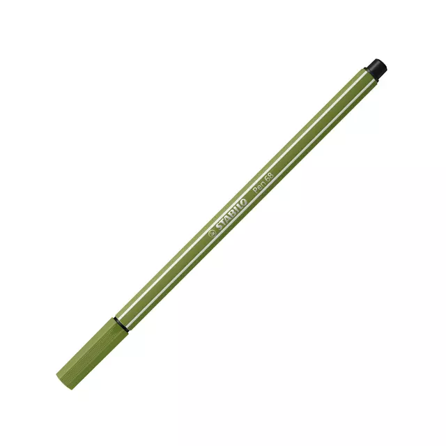 Een Viltstift STABILO Pen 68/35 medium mosgroen koop je bij Supply Mij