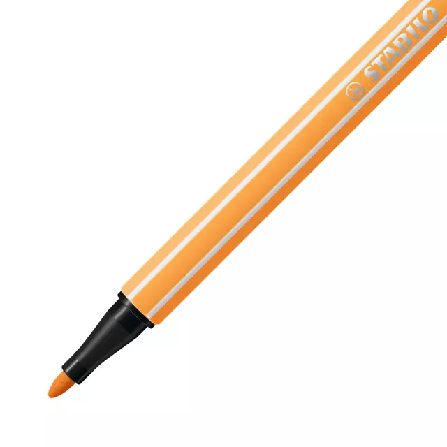 Een Viltstift STABILO Pen 68/85 medium papaja koop je bij Schellen Boek- en Kantoorboekhandel