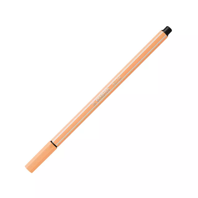 Een Viltstift STABILO Pen 68/25 medium pastel oranje koop je bij Deska Alles voor Kantoor