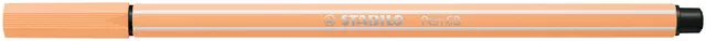 Een Viltstift STABILO Pen 68/25 medium pastel oranje koop je bij Clippz! Office Supplies