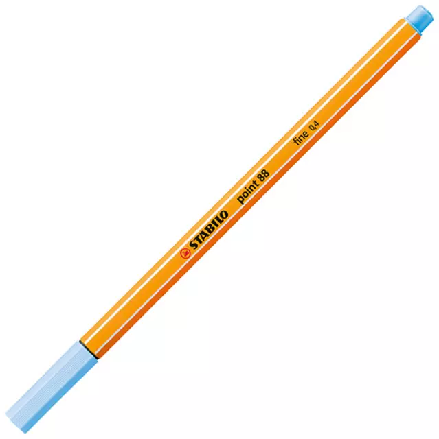 Een Fineliner STABILO point 88/11 fijn ijsblauw koop je bij De Joma BV