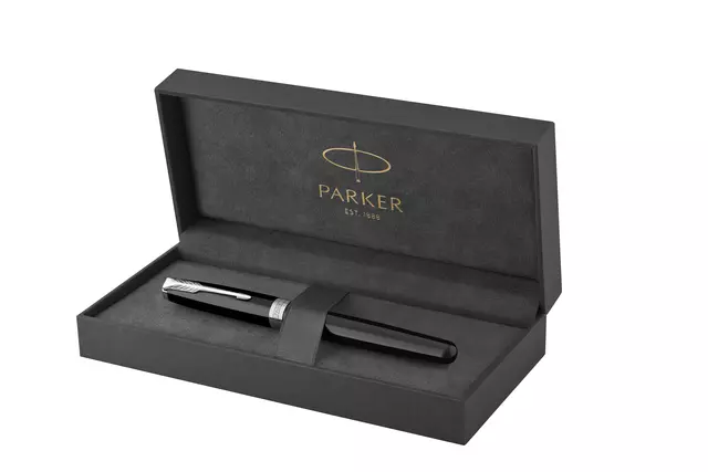 Een Vulpen Parker Sonnet black laquer CT fijn koop je bij Sysdicom BV