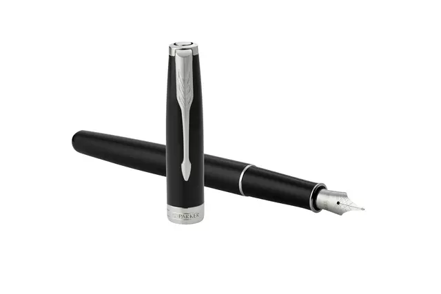 Een Vulpen Parker Sonnet black laquer CT fijn koop je bij Sysdicom BV