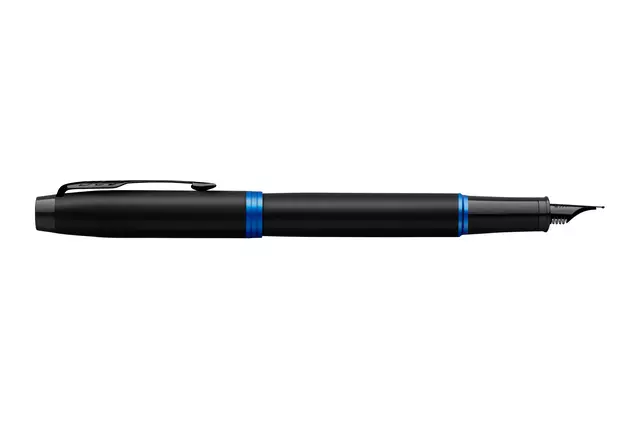 Een Rollerpen Parker IM blauw ring F zwart koop je bij All Office Kuipers BV