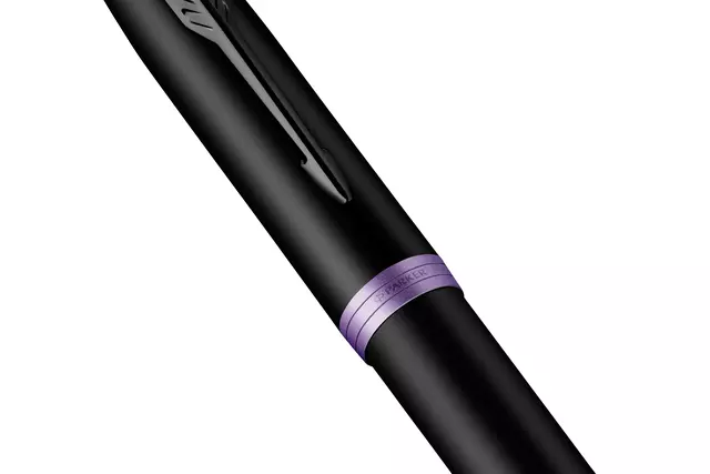 Een Vulpen Parker IM black purple vibrant ring medium koop je bij De Joma BV