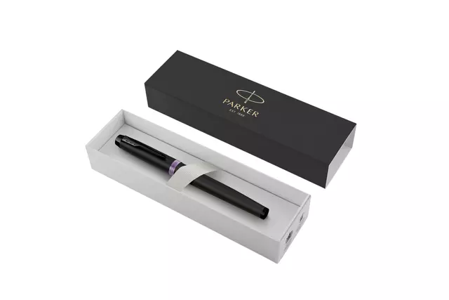 Een Vulpen Parker IM black purple vibrant ring fijn koop je bij De Joma BV