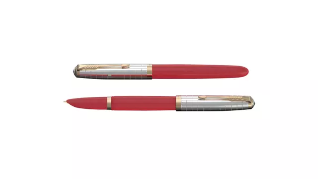 Een Balpen Parker 51 Premium red rage GT medium koop je bij Supply Mij