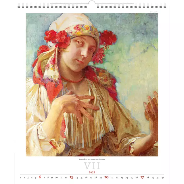 Een Kalender 2025 Helma 365 34x48.5cm Alfons Mucha koop je bij Romijn Office Supply