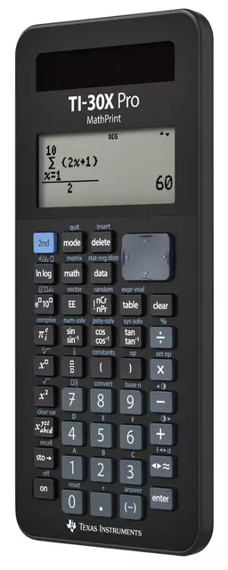 Een Rekenmachine Texas TI-30X Pro MathPrint koop je bij All Office Kuipers BV