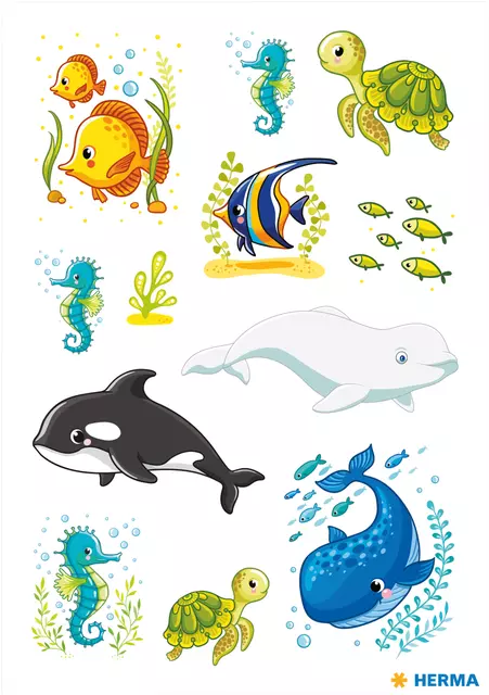 Een Décor sticker Walvissen en zeedieren koop je bij All Office Kuipers BV