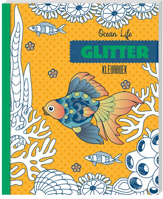 Een Kleurboek Interstat Glitter Ocean Life koop je bij All Office Kuipers BV