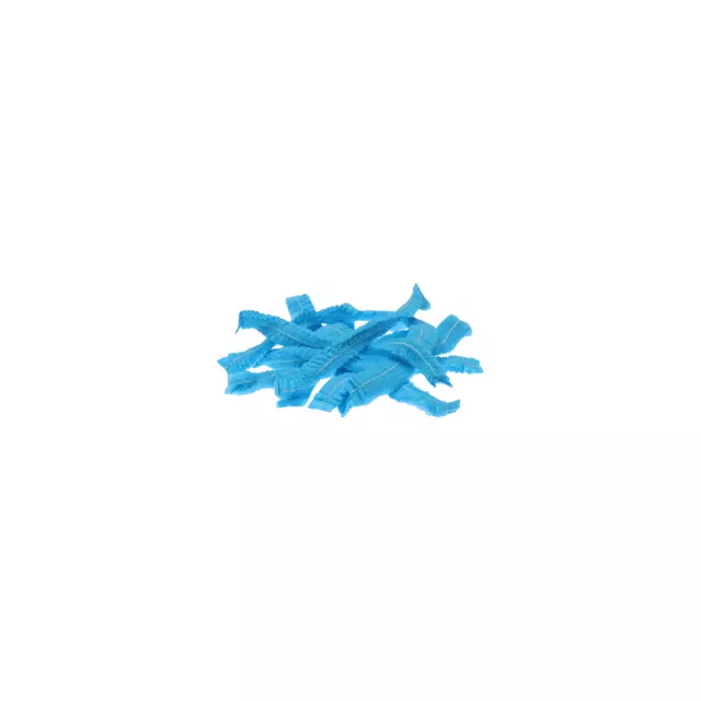 Een Haarnet CMT clip non-woven L 53cm PP blauw koop je bij De Joma BV
