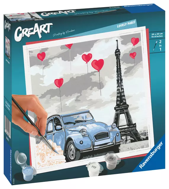 Een Schilderen op nummers CreArt Paris koop je bij All Office Kuipers BV