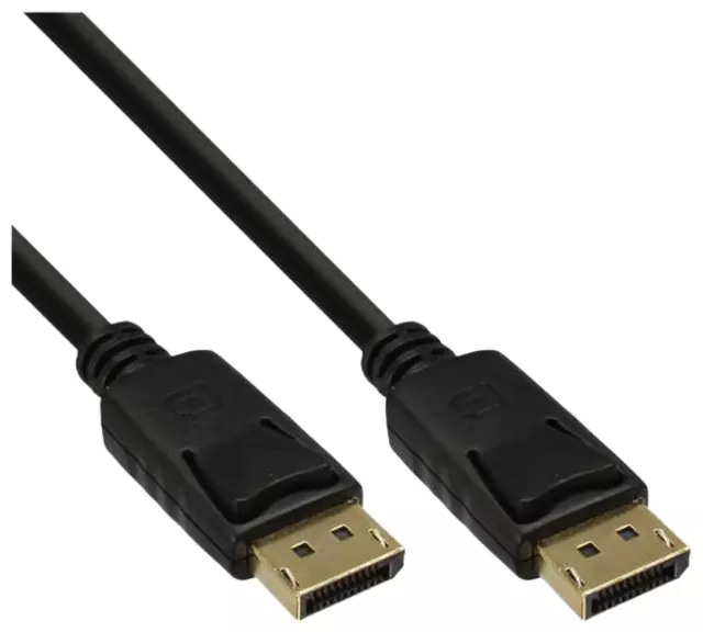 Een Kabel inLine displayport 4K60HZ M-M 3 meter zwart koop je bij De Joma BV