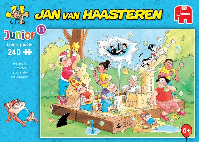 Een Puzzel JvH Junior De Zandbak 240 stukjes koop je bij van Kerkvoorde & Hollander B.V.