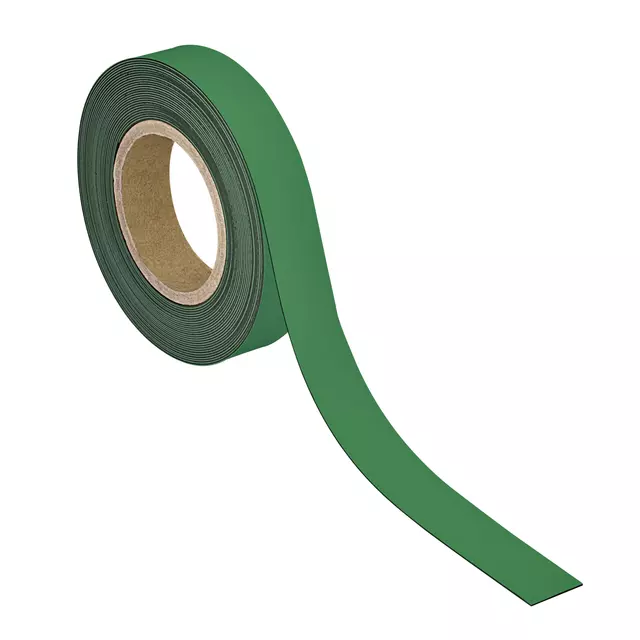 Een Magneetband MAUL beschrijf- wisbaar 10mx30mmx1mm groen koop je bij Clippz! Office Supplies