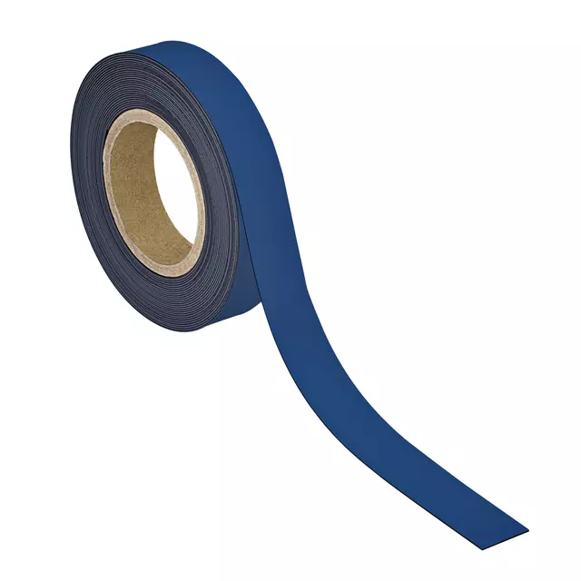 Een Magneetband MAUL schrijfbaar 10mx30mmx1mm blauw koop je bij All Office Kuipers BV