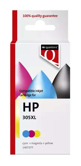 Een Inktcartridge Quantore alternatief tbv HP 305XL kleur koop je bij De Joma BV