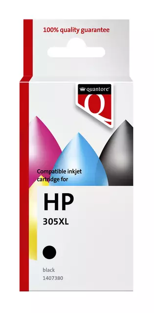 Een Inktcartridge Quantore alternatief tbv HP 305XL zwart koop je bij De Joma BV