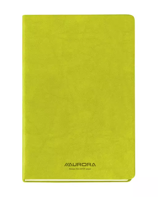 Een Notitieboek Aurora Capri A5 192blz lijn 80gr groen koop je bij De Joma BV
