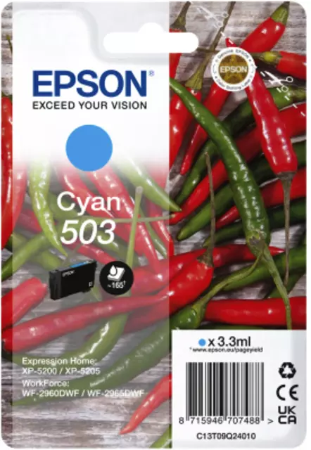 Een Inktcartridge Epson 503 T09Q24 blauw koop je bij De Rijk Kantoorshop