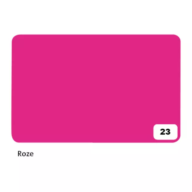 Een Fotokarton Folia 2-zijdig 50x70cm 300gr nr23 roze koop je bij De Joma BV