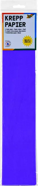 Een Crêpepapier Folia 250x50cm nr122 donker violet koop je bij All Office Kuipers BV